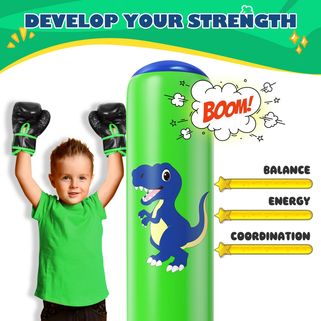 Inflatable Punching Bag | 48 Inch Stable
