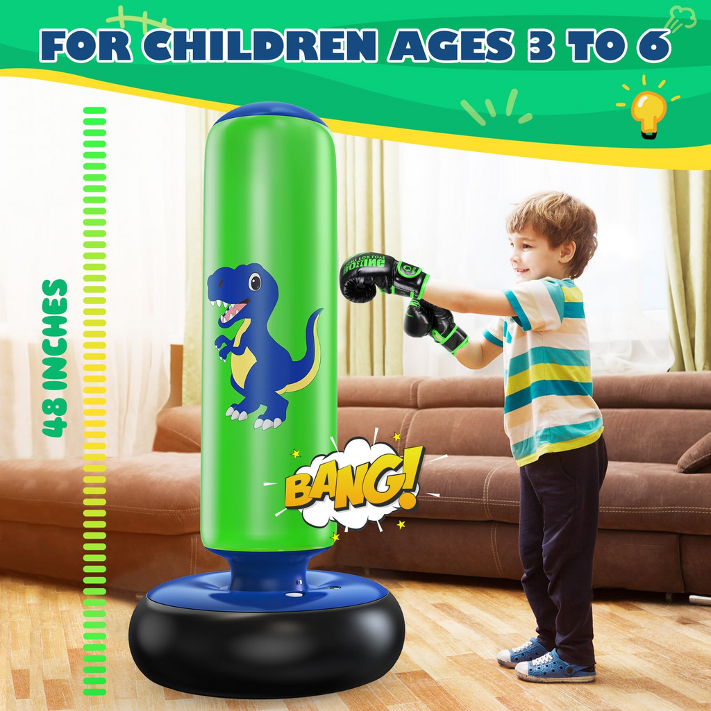 Inflatable Punching Bag | 48 Inch Stable
