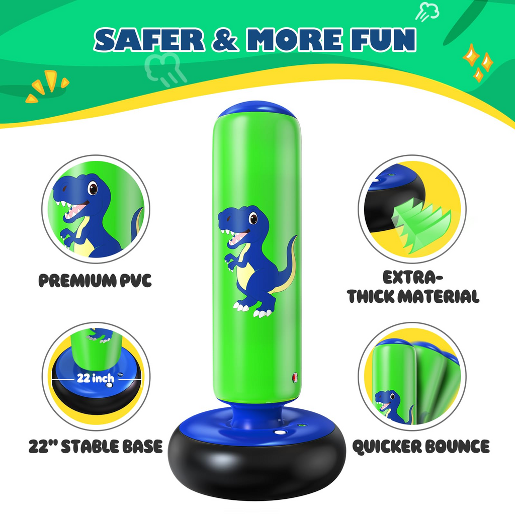 Inflatable Punching Bag | 48 Inch Stable