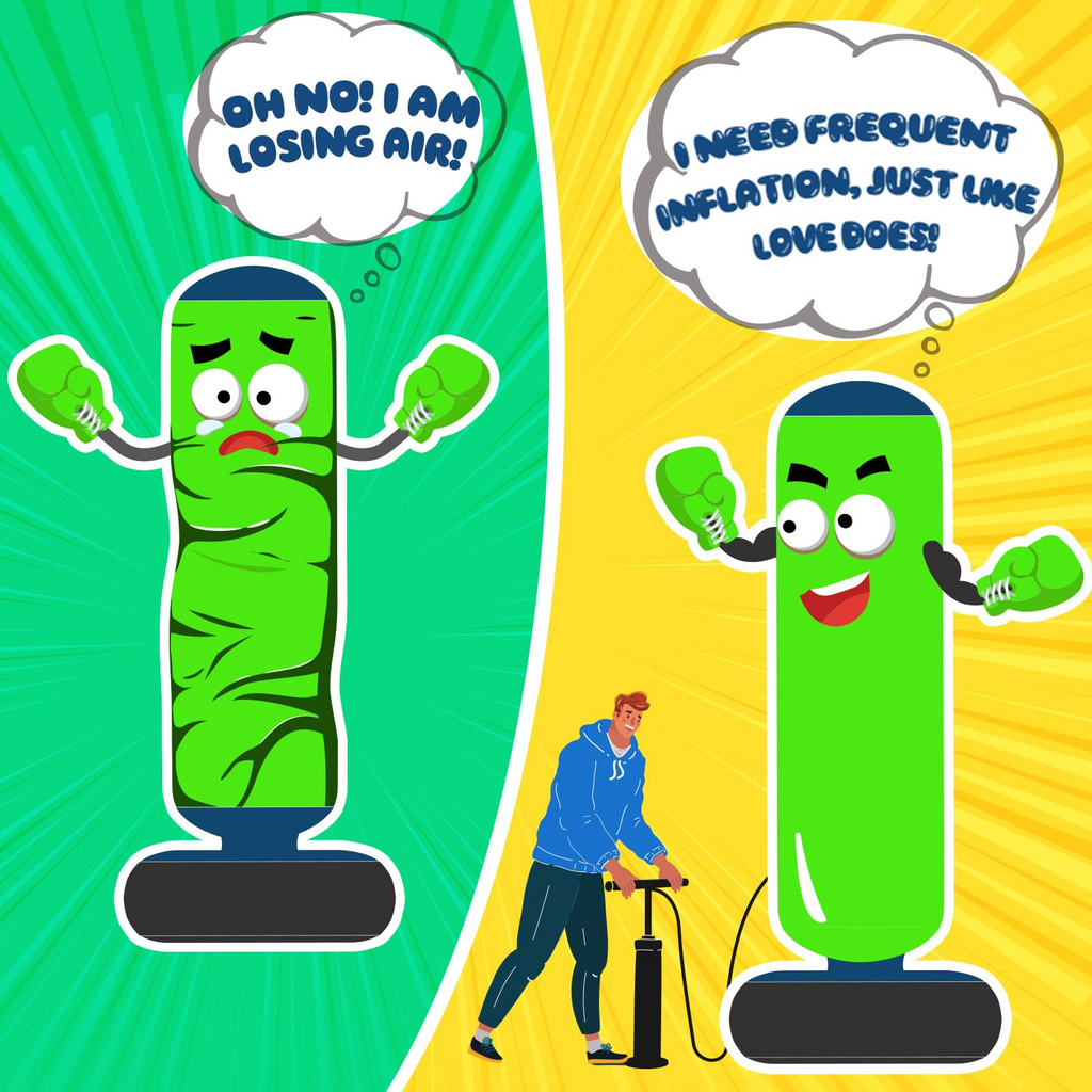 Inflatable Punching Bag | 48 Inch Stable